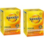Supradyn Focus Film Kaplı Tablet 30'lu Kutu - Multivitamin, Mineral ve Ginseng İçeren Takviye Edici Gıda (Almanya Menşeli)