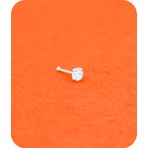 Silvera Telkari Gümüş Tektaş Hızma 2 mm 925 Ayar Gümüş Hızma ST338