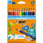 Bic Evolution Üçgen jumbo Boya Kalemi 12 Renk 1632