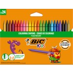 BIC Kids Plastidecor Silinebilir Elleri Kirletmeyen Pastel Boya 24 Renk