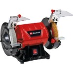 Einhell Taş Motoru TC-BG 150 B (maks. 350 W, Ø150 mm taşlama diski, kıvılcım koruması, şekil düzeltme ve bileme işlemleri için uygun, K36 kalın taşlama diski ve tel fırça diski dâhil)