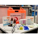 A Plus Taşınabilir İlk Yardım Çantası Turuncu Renk Ofis, Ev, Okul, Araba ve İş Yerleri İçin Plastik Malzeme ile İY 070