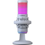 Rampage Bemol Beyaz Rgb Shock Mount Masaüstü Mikrofon Oyuncu Mikrofonu Yayıncı Mikrofonu Youtuber Mikrofonu