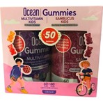 Ocean Gummies Multivitamin Kids 60 Adet Çiğnenebilir + Sambucus Kıds 60 Adet Jel Form