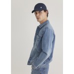 Mavi Drake Classic Denim Puslu Indigo Mavi Jean Ceket 010143-89136