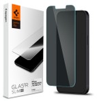 Spigen iPhone 17e / 16e / 14 / 13 Pro / 13 ile Uyumlu Cam Ekran Koruyucu GLAS.tR Slim HD Privacy Hayalet - AGL03393 (Spigen TR Garantili)