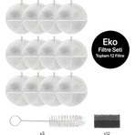Xenon Smart Akıllı Su Pınarı Yedek Filtre 12'li Ekonomik Set (X8650 Modeli İle Uyumludur)