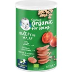 Gerber Organik Buğday ve Yulaflı Domates Havuç ve Soğanlı Bebek ve Küçük Çocuk Atıştırmalığı 35 gr