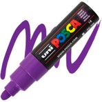 Uni-Ball Uniball PC7M Posca Mor 4.5-5.5 Mermi Uçlu Su Bazlı Poster Markörü