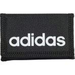 adidas Siyah LINEAR WALLET Cüzdan Polyester Malzemeden Erkekler İçin Dayanıklı Tasarım JE8346