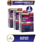 Nutraxin Iron Max 17 Mg 30 Tablet 3 Adet