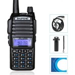 Baofeng Uv-82 Type-C Bataryalı El Telsizi Siyah Toza ve Darbeye Dayanıklı Vox Özelliği ile Tekli Paket