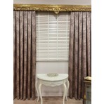 Brillant Bej Rengi  %100 Orijinal Ahşap Jaluzi Perde 50 Mm Ofis Modern Ve Tüm Mekanlar Için