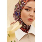 Petunya Desen Soft Pamuk Eşarp
