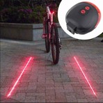 Ozcmax Çok Fonksiyonlu Pilli Bisiklet LED Lazer Işığı Arka Stop Lambası