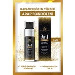 Arap Makyaj Dünyası Yoğun Kapatıcı Fondöten Light SPF 15 Güneş Koruyucu 30 ml Pratik Uygulama