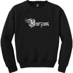 Z zepplin Burzum Design Logo Siyah Sweatshirt