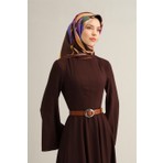 Armine Çiçek Desenli Saf İpek Twill Eşarp 9302D 83