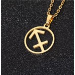 N!da Jewelry Has Altın Kaplama Yay Burcu Sembol 925K Kolye