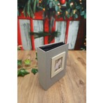 NURCANIM 10x15cm 100 Adet Fotoğraf Kapasiteli Koton Desenli Lüks Fotoğraf Albümü Vizon