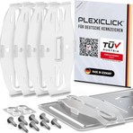 Plexiclick ® | Görünmez Oto Plaka Tutucu | Yeni Nesil, Reklamsız, Hayalet Plakalık