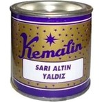 Kemalin Sarı Altın Yaldız Boya 175 gr İç Mekan Kullanımına Uygun Uzun Ömürlü Parlak Boya