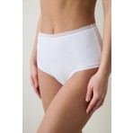 Penti Easy Cotton Trim Yüksek Bel Pamuklu Optik Beyaz Slip Külot