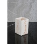 Mermer Desenli Beton Diş Fırçalık