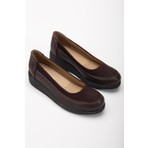 Kadın Günlük Ayakkabı Kahve Streç Ortopedik