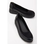 Kadın Günlük Ayakkabı Siyah Streç Ortopedik