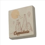 Kapadokya Baskılı Taş Magnet 5x5