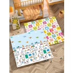 Elfobaby Funny Way Katlanabilir Extra Large Çift Yönlü Oyun Halısı ve Matı 150x180x1 cm + Taşıma Çantası