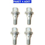 4 Adet Bijon Civatası Çelik Jant (Aa.19) (12X1.25X17) 106 206 207 306 307 308 406 407 607 3008 207 307 C2 C3 C4 C5