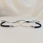 Crystal Atelier Kalp Figürlü Sevgili Çift Bilekliği