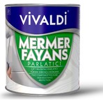 Vivaldi Boya Mermer ve Fayans Parlatıcı Şeffaf Vernik Seramik Mermerit Parke Doğal Taş Zemin Cilası Su Yalıtımlı Çift Bileşenli Epoksi Reçine Esaslı Kaydırmaz