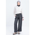 ALLDAY Gri-Beli Lastikli Denim Pantolon