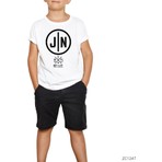 Z zepplin Bts Jin Logo Beyaz Çocuk Tişört