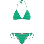 Aquella Triko Yeşil Üçgen Bikini Takım