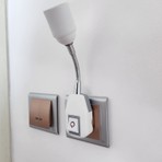 Ekvator Prizi E27 Duya Dünüştürücü Anahtarlı Oynar Başlıklı Duy