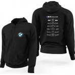 Bmw Evolution Siyah Fermuarlı Limited Edition Kapşonlu Sweatshirt