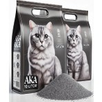 Akacat %100 Topaklanan Koku Hapseden, Tozsuz Sodyum Karbonlu Bentonit Kedi Kumu 2X10 Lt