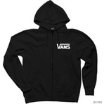Vans Siyah Fermuarlı Kapşonlu Sweatshirt