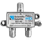 Mag S21-02 1-2 Yollu Kablo Tv Sinyal Ayırıcı Splitter 5-1000 Mhz Frekans Bölücü Dayanıklı Metal