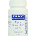 Pure Encapsulations Alpha Lipoik Asit 600 Mg 30 Kapsül Aromasız Takviye Edici Gıda