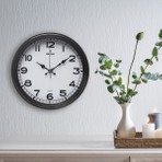 Galaxy Modern 200-k Siyah Renk Duvar Saati 30 Cm