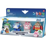 Robocar Poli Mini Transforming Kasabanın Kurtarma Araçları 4'lü S
