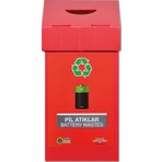 Temel Pil Atık Kutusu Geri Dönüşüm Kutusu Ergonomik Tasarım ile Yıkanabilir ve Tekrar Kullanılabilir