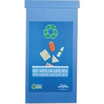 Temel Geri Dönüşüm Kutusu - Atık Kutusu Yıkanabilir Plastik 70 Litre İç ve Dış Mekan Kullanımı İçin