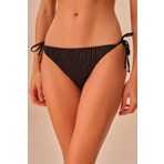 Suwen Line Lurex Ince Bağcıklı Bikini Alt