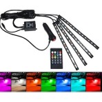 12 Ledli Ayak Altı LED Lamba Sese ve Müziğe Duyarlı LED Çakmaklık Girişli